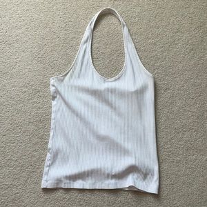 White Halter Top H&M